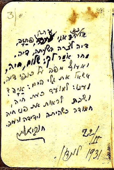 אהבות בגנזים