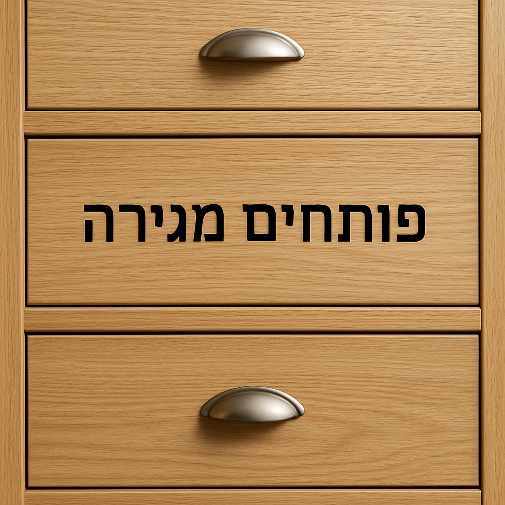 פותחים מגירה