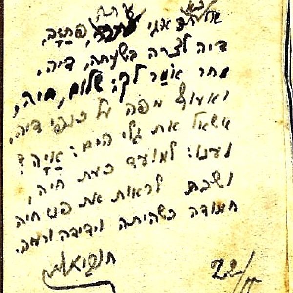 אהבות בגנזים