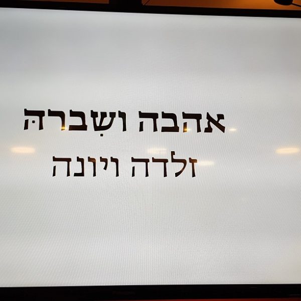 תמונות מפתיחת התערוכה אהבה ושברה – זלדה ויונה